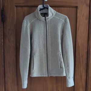Kuhl Women's Cream Zip-Up Fleece Jacket, Size M